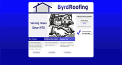 Desktop Screenshot of byrdroofing.com