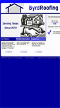 Mobile Screenshot of byrdroofing.com